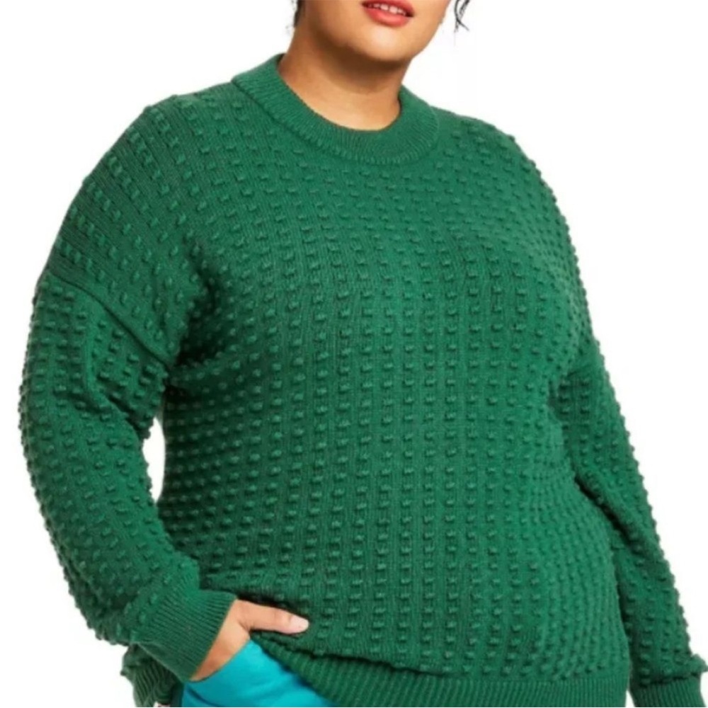 Target Lego Collection Green Crewneck Sweater Pullover Women Size 1X